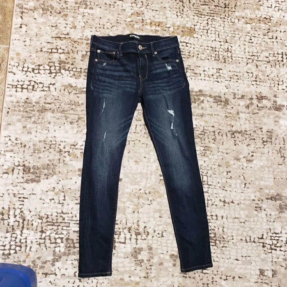 Express stretch legging mid rise jeans 👖